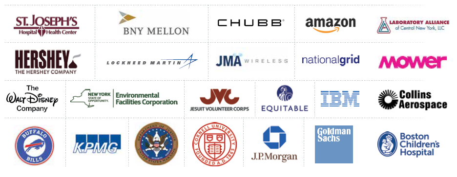 Logos of employers