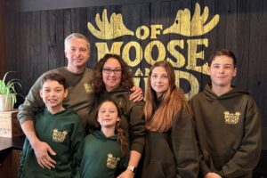 Monica Browning ‘26 and family