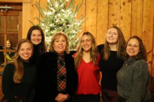 Ellen Sorber ‘20 and Ally Vail ‘25 with Skaneateles Festival colleagues